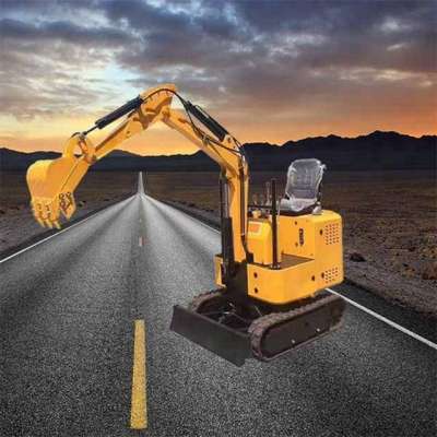 China Rubber track mini excavator